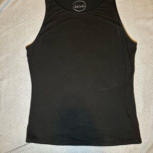 INC International Concepts Black Tank Top